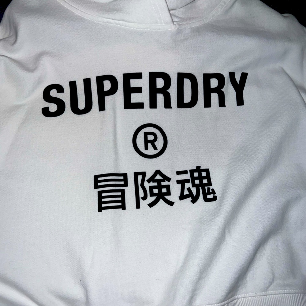 Superdry Cropped Hoodie, Size 8